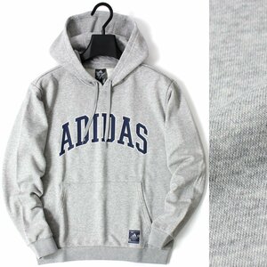 新品 アディダス プルオーバー パーカー XL adidas フレンチテリー スウェット ビッグロゴ Tokyo メンズ グレー 春秋 ◆CN1903C