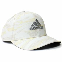 新品 アディダス ゴルフ カモ プリント キャップ 帽子 57-60 オールシーズン adidas GOLF メンズ CAP 白 ホワイト ◆CN1888_画像2