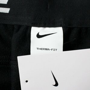 新品 NIKE ナイキ Therma-FIT 裏起毛 パンツ L 黒 スウェット ボトムス ロゴ刺繍 フリーズ メンズ スポーツ 春 ブラック ◆CS2074Aの画像9