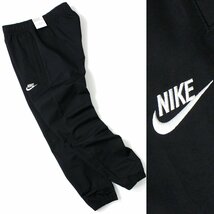 新品 NIKE ナイキ ウーブン ジョガーパンツ L 黒 ナイロン パンツ ボトムス メンズ ロゴ刺繍 カジュアル 春 ブラック ◆CS2073A_画像1