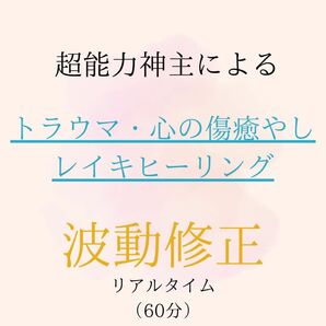 最強神主☆遠隔レイキヒーリング☆波動修正 トラウマ 心の傷癒し　浄化ソルト付き