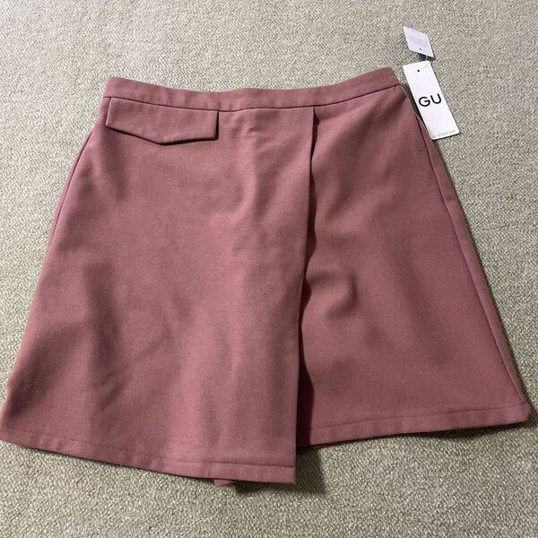 起毛ラップショートパンツ gu XL ブラウン