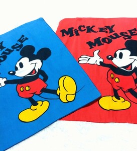 【昭和レトロ】 当時物!!ビンテージ☆ディズニー☆ミッキーマウス☆Mickey Mouse☆クッションカバー☆グッズ☆コレクション☆希少品♪