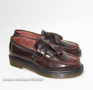 ドクターマーチン エイドリアン タッセル ローファー ブルゴーニュ US5 UK4 EU37 約23cm 美品 使用僅か Dr. Martens ADRIAN TASSEL LOAFER