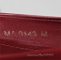 Louis Vuitton ルイヴィトン フラット パンプス MA0143 ラウンドトゥ ボルドー レザー 本革 34.5 サイズ 約22cm イタリア製 中古 美品_画像3