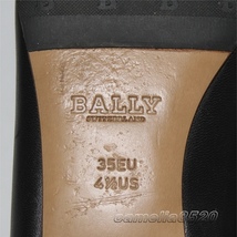 BALLY バリー ローファー ウォーキングシューズ MARGARITA 黒 ブラック レザー US4.5 EU35 約22.5cm スイス製 中古 美品 レディース_画像3