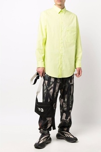 ワイスリー Y-3 ヨウジヤマモト HB3407 M CL CL SHIRT 長袖 シャツ ネオングリーン サイズ XS 未使用品 新品 AB6604