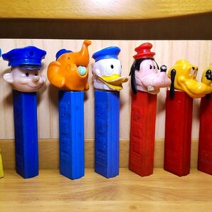 PEZ☆ ペッツ☆オールドペッツ☆1970年代☆パル・アニマル・ディズニー☆7個セット☆USED(ジャンク)の画像1