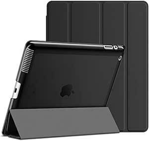 JEDirect iPad 2 3 4 ケース オートスリープ機能 (ブラック
