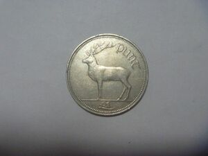 アイルランド 1ポンド硬貨 古銭 鹿のコイン 外国貨幣 外国銭 同梱割引あり