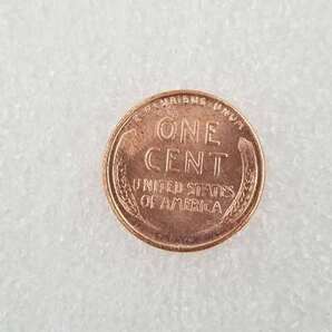 1円スタート アンティークコイン リンカーン ラッキー ONE CENT １ペニー銅貨 1955 アメリカ 米国 レプリカ 398の画像3