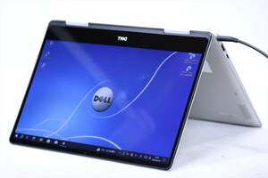 【1円～】狭額縁スタイリッシュ2in1タブレットPC！Inspiron 13 7386 i5-8265U RAM8G SSD256G NVMe 13.3FHD Win10