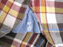 Gambert custom Shirt ギャンバート カスタムシャツ×ジャーナルスタンダード　フランネルチェックシャツ　M　アメリカ製_画像7