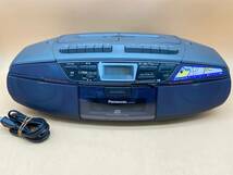 C132［中古品］CD ダブルラジカセ　Panasonic RXーDT35 テープ・CD・ラジオ　　動作OK_画像1