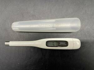 C363[ secondhand goods ] Omron OMRON electron medical thermometer MC-171W operation OK