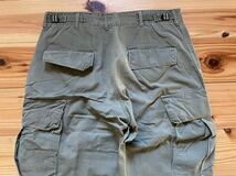 60’s US Army 4th Jungle Fatigue Pants カーゴパンツ 米軍 アメリカ古着 ヴィンテージ small-regularミリタリー_画像3