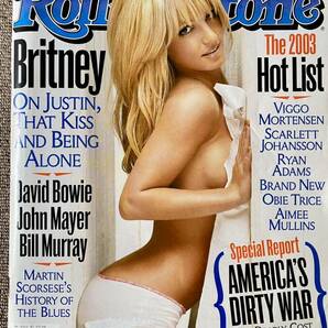 雑誌 ビンテージ Rolling Stone ローリングストーン 2003 秋 米誌 ブリトニー・スピアーズ デビッドボウイ ジョンメイヤーの画像1