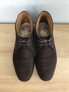 人気★クロケット＆ジョーンズ CROCKETT & JONES★チャートシー CHERTSEY★スエード チャッカブーツ★サイズ5 1/2 E★テットベリー