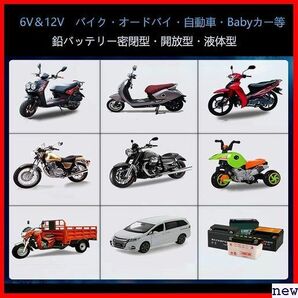 新品◆ AUTOWHD 自動車＆バイク用 4-40Ah用 2A充電 テナンス充電 全自動 6Vと12V用バッテリー充電器 426の画像2