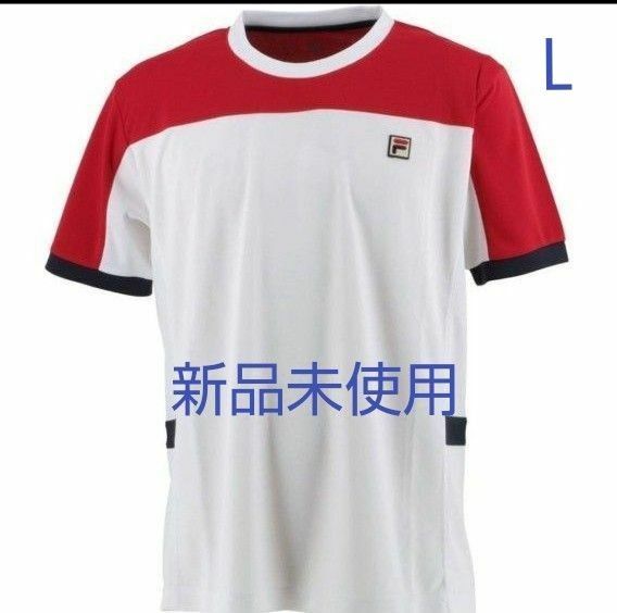 新品未使用　FILA　フィラ　テニス　ウェア　メンズ　 Tシャツ　ゲームシャツ　ゴルフ　Ｌサイズ 