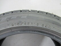 激安即決 DUNLOP WINTERMAXX WM03 215/45R18 89Q 2021年製 中古タイヤ 4本 VOXY NOAH SAI アクセラ アテンザ エクシーガ レガシィ Y00073_画像9