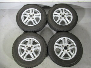 ★激安即決★ 中古スタッドレス＆ホイール 4本セット YOKOHAMA iceGUARD iG60 165/70R13 79Q 2021年製 13×4.00B 100/4H+45 73Φ Y00126