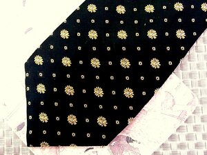 ★RB0310★【刺繍・花 植物 ドット 柄】ジムトンプソン【美品】ネクタイ