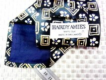 ♪1684S♪新品【花 植物 スクエア 柄】ハーディエイミス【HARDY AMIES】ネクタイ_画像2