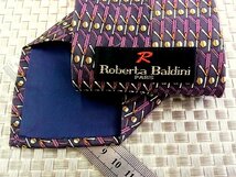 ♪33637C♪良品【クリケット バット ボール スポーツ 柄】ロベルタバルディーニ【Roberta Baldini】ネクタイ_画像2