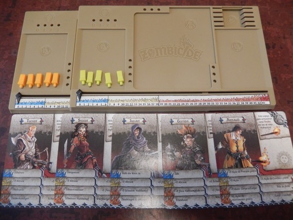 ★Zombicide ゾンビサイド 追加サバイバー用 ダッシュボード ２枚セット　（ミニチュア ボードゲーム Ｄ＆Ｄ マッシヴ・ダークネス）