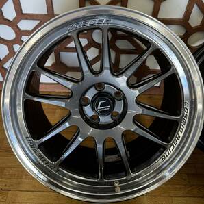 希少性 ！！！Cosmis Racing XT-206R グロスガンメタル 機械加工リップ付き 18x9.5(+41)5x100 BRZ FT86 プリウスの画像3