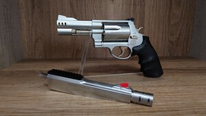 精巧1/2スケール　ミニチュアモデルガン S＆W M500　銃身×2　 　ミリタリー　トイガン　モデルガン