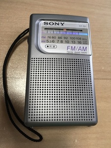 SONY FM/AM ラジオ　ICF-P21 動作します