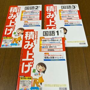 2024☆教育出版参考　国語のプリント　積み上げ　3冊　明治図書