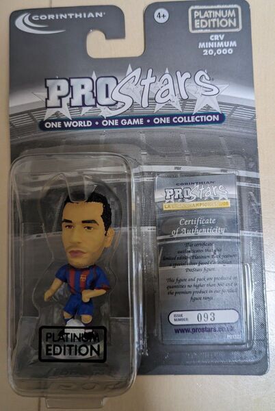 コリンシアン プロスターズ プラチナム サッカーフィギュア セレブレーションプラチナム バルセロナ 貴重 エディション