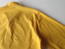 希少 フランス製 90sビンテージ agnes b. homme アニエスベーオム レギュラーカラー シャツ 38 イエロー 黄色 ネコポス対応_画像8