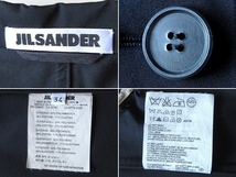 イタリア製 JILSANDER ジルサンダー ストレッチ ナイロンコットン 2Bテーラードジャケット ブレザー 34 紺 ネイビー 国内正規品_画像10