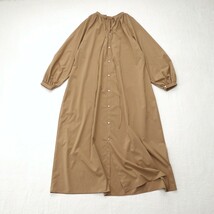 【即決】美品*1.2万 サロン アダム エ ロペ｜2way♪ゆったりワンピース キャメル（SALON adam et rope'）_画像5