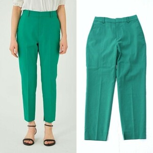 【即決】23ss 美品*1.1万 グリーンレーベル｜爽やかケリー色♪スティックパンツパンツ 送料230円～（green label relaxing）