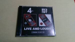 送料込 4-Skins / Infa Riot ‐ Live And Loud!!