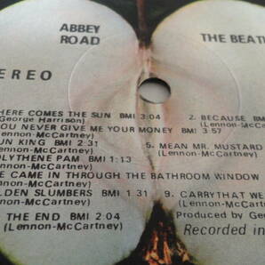 THE BEATLES ABBEY ROAD アビーロード LP USA盤 APPLESO-383 当時物の画像6