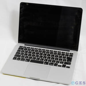 【J4】MacBook Pro A1502 EMC2835 2015 Intel Core i5-5287U SSDなし RAM16GB ACアダプターなし【ジャンク品・現状品】