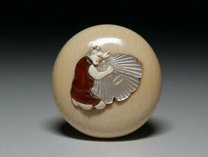 [ сердце ]k323 мамонт netsuke ... цвет ... ввод 