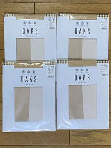 DAKS ダックス　サポートストッキング　ガーターゴム付　4足　22〜24cm