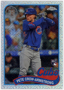 CUBS外野▲PETE CROW-ARMSTRONG最新2024 TOPPS1シルバーパックリフ1989 DESIGN RC!