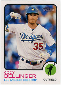 CUBS外野▲CODY BELLINGER/2022 TOPPS HERITAGE IMAGEヴァリエーション版SP 497!