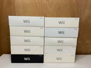 ☆1円スタート☆　◇ニンテンドーwii◇　 本体 10台 まとめ 任天堂 ニンテンドー ゲーム機　箱付き 動作未確認 ジャンク 