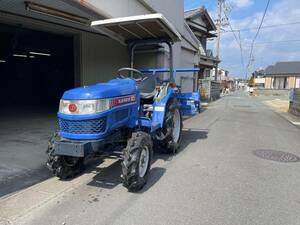  трактор Iseki голубой Hunter 20 TH20-B07 390 час 20 лошадиные силы 4WD автоматика горизонтальный гидроусилитель руля обратный PTO б/у * Hamamatsu город departure *