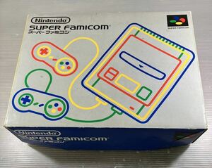 A-147 Super Famicom Nintendo box attaching box instructions attaching game machine operation verification settled 