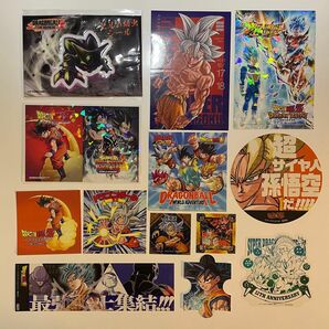 【まとめ売り】ドラゴンボール 非売品 シール ステッカー ×13点